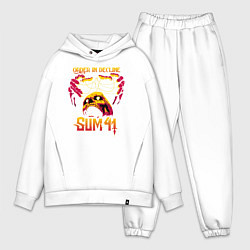 Мужской костюм оверсайз Sum 41 Order In Decline, цвет: белый