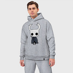 Мужской костюм оверсайз Рыцарь Hollow Knight, цвет: меланж — фото 2