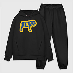 Мужской костюм оверсайз GO BULLDOGS, цвет: черный