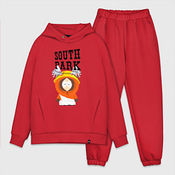 Мужской костюм оверсайз South Park Кенни, цвет: красный