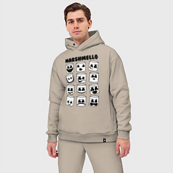 Мужской костюм оверсайз FORTNITE x MARSHMELLO, цвет: миндальный — фото 2