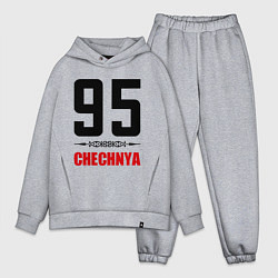 Мужской костюм оверсайз 95 Chechnya, цвет: меланж