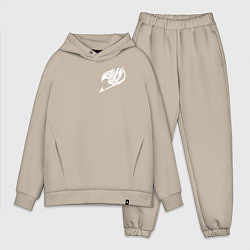 Мужской костюм оверсайз FAIRY TAIL, цвет: миндальный