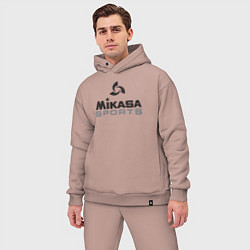 Мужской костюм оверсайз MIKASA SPORTS, цвет: пыльно-розовый — фото 2