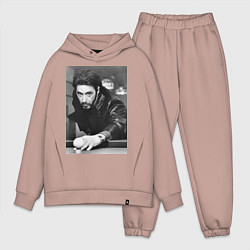 Мужской костюм оверсайз Аль Пачино, цвет: пыльно-розовый