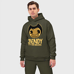 Мужской костюм оверсайз Bendy And The Ink Machine, цвет: хаки — фото 2