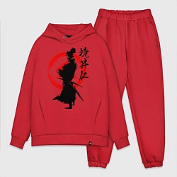 Мужской костюм оверсайз Ghost of Tsushima, цвет: красный