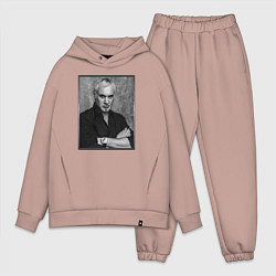 Мужской костюм оверсайз Валерий Меладзе, цвет: пыльно-розовый