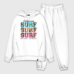 Мужской костюм оверсайз Surf, цвет: белый