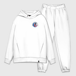 Мужской костюм оверсайз Сборная Коста-Рики, цвет: белый