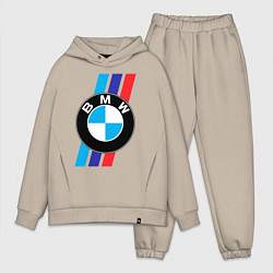 Мужской костюм оверсайз BMW БМВ M PERFORMANCE, цвет: миндальный