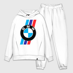 Мужской костюм оверсайз BMW БМВ M PERFORMANCE, цвет: белый
