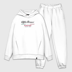 Мужской костюм оверсайз Alfa Romeo F1 Team, цвет: белый