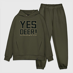 Мужской костюм оверсайз Yes Deer!