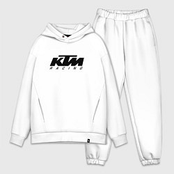 Мужской костюм оверсайз КТМ МОТОКРОСС KTM RACING, цвет: белый