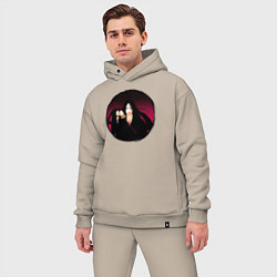 Мужской костюм оверсайз Банкай Унаханы Блич, цвет: миндальный — фото 2