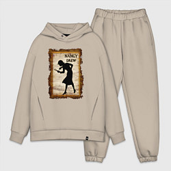 Мужской костюм оверсайз Нэнси Дрю Nancy Drew, цвет: миндальный