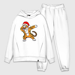 Мужской костюм оверсайз ТИГР 2022 DUB ТИГР, цвет: белый