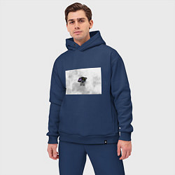 Мужской костюм оверсайз Murder Drones Дроны Убийцы, цвет: тёмно-синий — фото 2