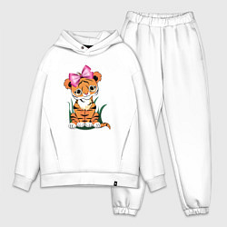 Мужской костюм оверсайз Тигр девочка