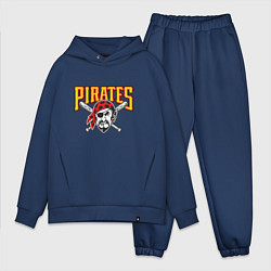 Мужской костюм оверсайз Pittsburgh Pirates - baseball team, цвет: тёмно-синий