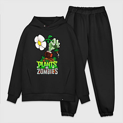 Мужской костюм оверсайз Plants vs Zombies рука зомби, цвет: черный