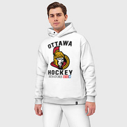 Мужской костюм оверсайз OTTAWA SENATORS ОТТАВА СЕНАТОРЗ, цвет: белый — фото 2