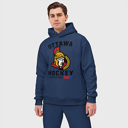 Мужской костюм оверсайз OTTAWA SENATORS ОТТАВА СЕНАТОРЗ, цвет: тёмно-синий — фото 2