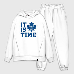 Мужской костюм оверсайз It is Toronto Maple Leafs Time, Торонто Мейпл Лифс, цвет: белый