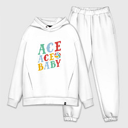 Мужской костюм оверсайз Ace Ace Baby, цвет: белый