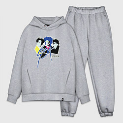 Мужской костюм оверсайз Soda Stereo, цвет: меланж