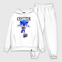 Мужской костюм оверсайз Sonic the Hedgehog 2, цвет: белый