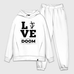 Мужской костюм оверсайз Doom Love Classic, цвет: белый