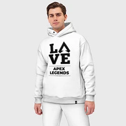 Мужской костюм оверсайз Apex Legends Love Classic, цвет: белый — фото 2
