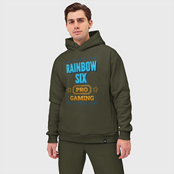 Мужской костюм оверсайз Игра Rainbow Six PRO Gaming, цвет: хаки — фото 2