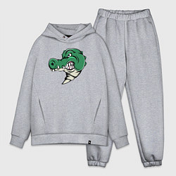 Мужской костюм оверсайз Злой Крокодил