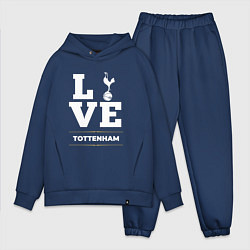 Мужской костюм оверсайз Tottenham Love Classic, цвет: тёмно-синий