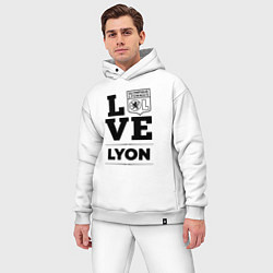 Мужской костюм оверсайз Lyon Love Классика, цвет: белый — фото 2