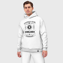 Мужской костюм оверсайз Chelsea: Football Club Number 1 Legendary, цвет: белый — фото 2