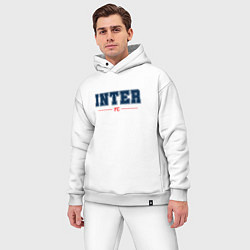 Мужской костюм оверсайз Inter FC Classic, цвет: белый — фото 2