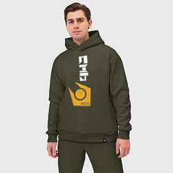 Мужской костюм оверсайз City17 - half life, цвет: хаки — фото 2