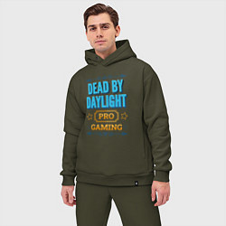 Мужской костюм оверсайз Игра Dead by Daylight pro gaming, цвет: хаки — фото 2