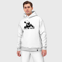 Мужской костюм оверсайз Олдскул дизлайк, цвет: белый — фото 2