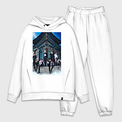 Мужской костюм оверсайз Stray Kids Thunderous, цвет: белый