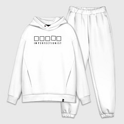 Мужской костюм оверсайз Imperfectionist - Ад перфекциониста, цвет: белый