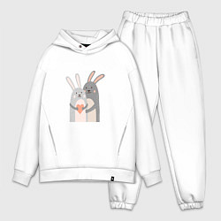 Мужской костюм оверсайз Rabbits Love