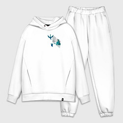 Мужской костюм оверсайз Аngel Devil, цвет: белый