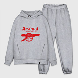 Мужской костюм оверсайз Arsenal: The gunners, цвет: меланж