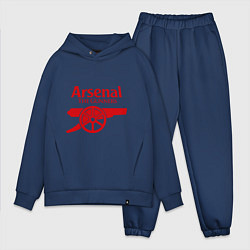 Мужской костюм оверсайз Arsenal: The gunners, цвет: тёмно-синий