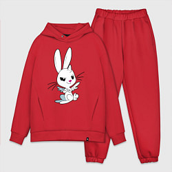 Мужской костюм оверсайз Angel Bunny - my little pony - cartoon, цвет: красный